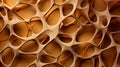 A close up of a structure