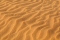 Close up of the structure of red sand dunes south of Riyadh in Saudi Arabia