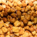 Close up of struffoli