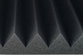 Close up of studio acoustic foam rubber wall pattern