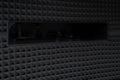 Close up of studio sound acoustical foam Background Royalty Free Stock Photo