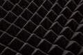 Close up of studio sound acoustical foam Background Royalty Free Stock Photo