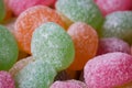 Close up of sugar coated candy with various colors Royalty Free Stock Photo