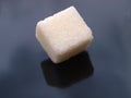 Close up of sugar cube Royalty Free Stock Photo