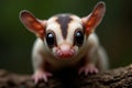 Close-Up on Sugar Glider and Sugaring Experience Royalty Free Stock Photo