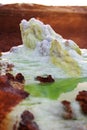 A close-up of a sulfur spring Royalty Free Stock Photo