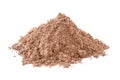 Close-up of superfine brown clay without saucer Royalty Free Stock Photo