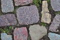 Close up surface of gravel and concrete ground textures in high resolution Royalty Free Stock Photo