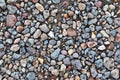 Close up surface of gravel ground textures in high resolution Royalty Free Stock Photo