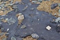 Close up surface of gravel ground textures in high resolution Royalty Free Stock Photo