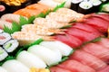 Close up of Sushi arranged. Royalty Free Stock Photo