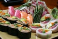 Close Up sushi combination