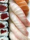 Close Up Sushi Platter Royalty Free Stock Photo