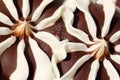 Close up of sweet dessert ice cream Royalty Free Stock Photo