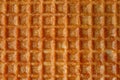 Close up sweet waffle Royalty Free Stock Photo