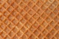 Close up sweet waffle Royalty Free Stock Photo