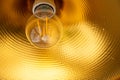 Close-up table lamp shade, cone, reflector close up