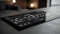 Smart Home Control Panel Interface on Tablet Device Royalty Free Stock Photo