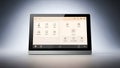 Smart Home Control Tablet Automation System Interface Royalty Free Stock Photo