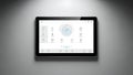 Smart Home Control Panel on Tablet, Automation System Royalty Free Stock Photo