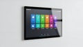 Smart Home Control Tablet Automation System Interface Royalty Free Stock Photo