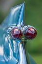 Close up of the tail lights of a classic car from 1959 Royalty Free Stock Photo