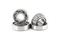 Close-up of tapered roller bearings or ball bearings