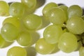 Close up of tasty whine grapes on white background Royalty Free Stock Photo