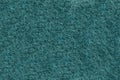 Close-up of Teal synthetic fibrous surface Royalty Free Stock Photo