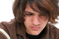 Close Up of Teen Boy Crying Royalty Free Stock Photo