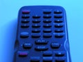 Close Up of Television Remote Control Royalty Free Stock Photo