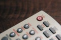 Close up of television remote control Royalty Free Stock Photo