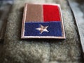 Close-up of Texas Flag Velcro Patch