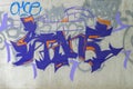 Close Up Text Graffiti At Amsterdam The Netherlands 28-6-2020 Royalty Free Stock Photo
