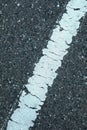 Asphalt with a white stripe. oad asphalt texture and background Royalty Free Stock Photo