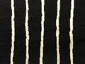 Texture of black carpet with white stripe Royalty Free Stock Photo