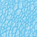 Close-up of the texture of blue leather upholstery for interior, backgrounds and creative design Royalty Free Stock Photo