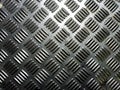 Close up Texture Checkered Plate Royalty Free Stock Photo
