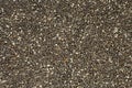 Close-up texture of chia seeds, as background