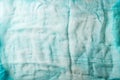 Texture of cian gauze cheesecloth material