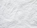 Close-up texture of Crumpled white color tissue paper background abstract. Detail texture of pattern with free space copy Royalty Free Stock Photo