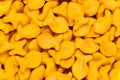 Goldfish Crackers Texture Background