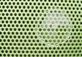 Close up texture of green sound speaker
