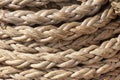 Close up texture heap of strong ropes