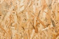 Close up texture of oriented strand board (OSB)
