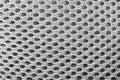 Close-up texture photo of grey spacer mesh