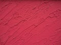 Texture of red color cement wall background