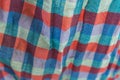 Close up texture of thai style loincloth Royalty Free Stock Photo