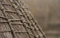 Close up and texture of traditional weaved Beehive huts in Swaziland