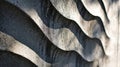 Wavy Concrete Wall Pattern With Shadow and Light Creating Depth Royalty Free Stock Photo